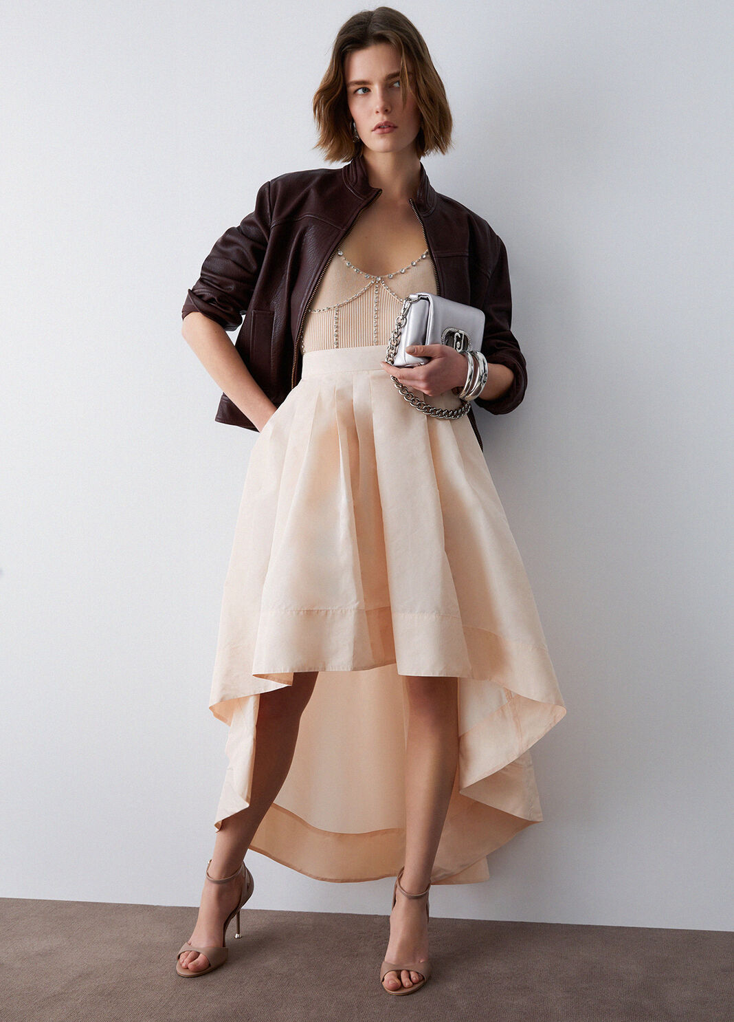 Eleganter Taftrock Wei&szlig; Liu Jo - large image number 2