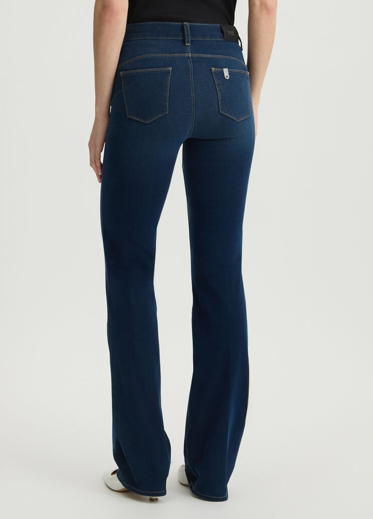 High-rise bootcut jeans blue denim Liu Jo - large image number 1 High-rise bootcut jeans blue denim Liu Jo - large image number 1