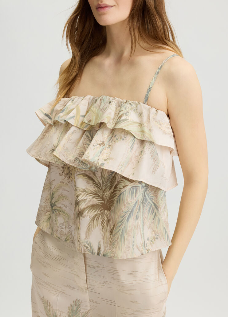 Printed taffeta top jungle Liu Jo - large image number 2 Printed taffeta top jungle Liu Jo - large image number 2