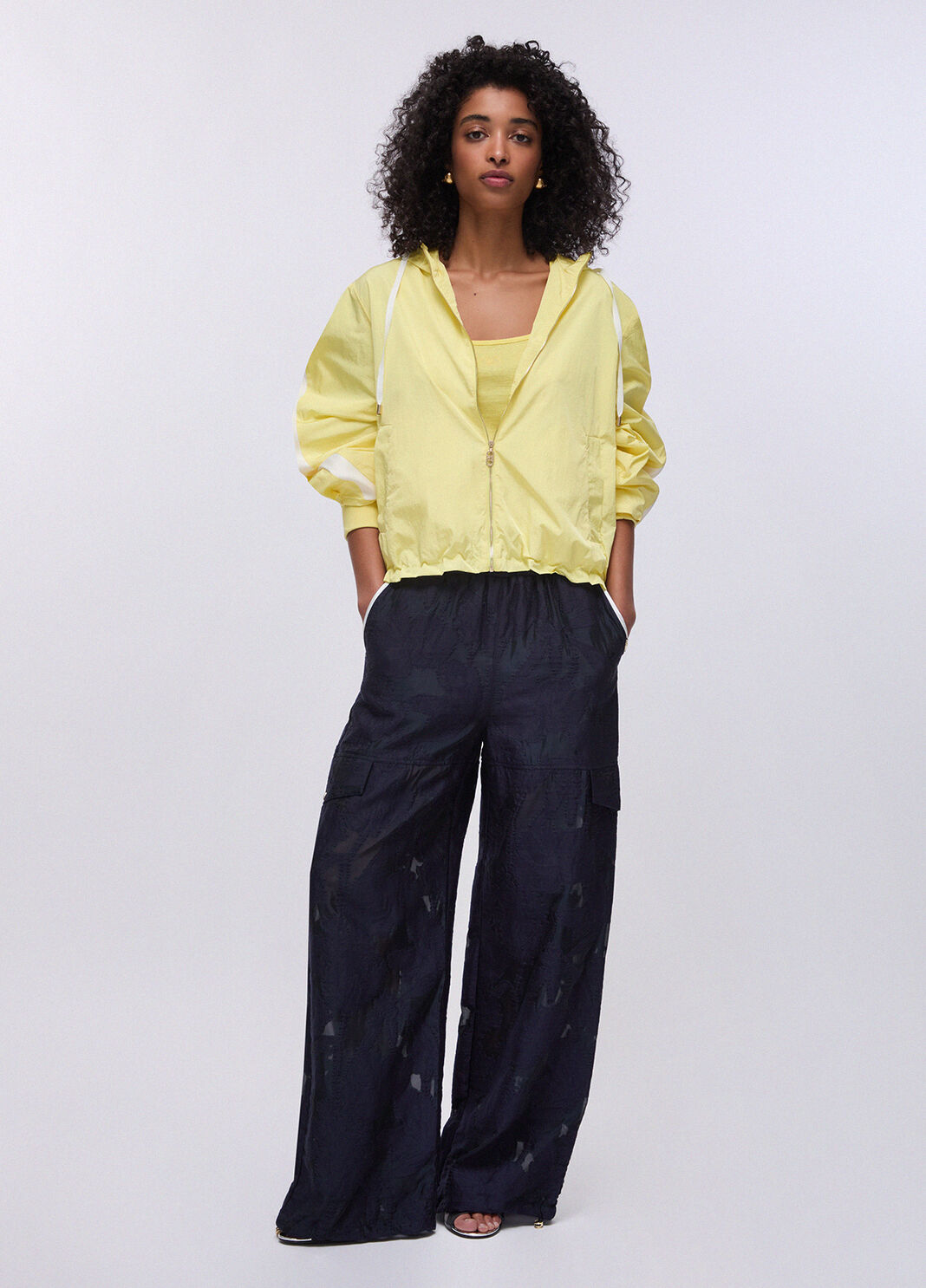 Packbare Jacke mit Kapuze gelb Liu Jo - large image number 5