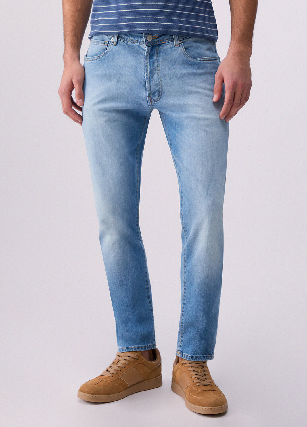 Tapered fit jeans blue denim Liu Jo - large image number 0