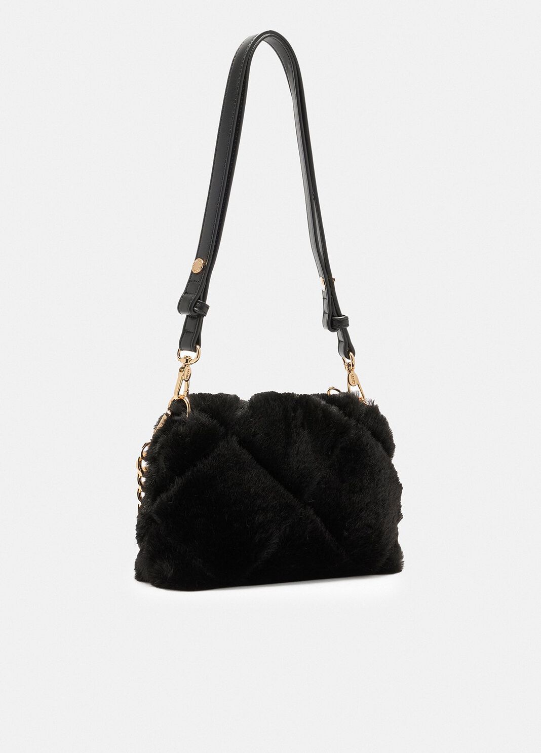 Small faux fur LaPuffy bag black Liu Jo - large image number 1