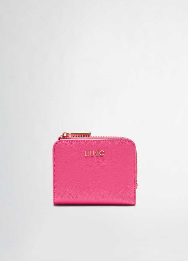 Card holder with zip dark pink Liu Jo - medium Card holder with zip dark pink Liu Jo - medium