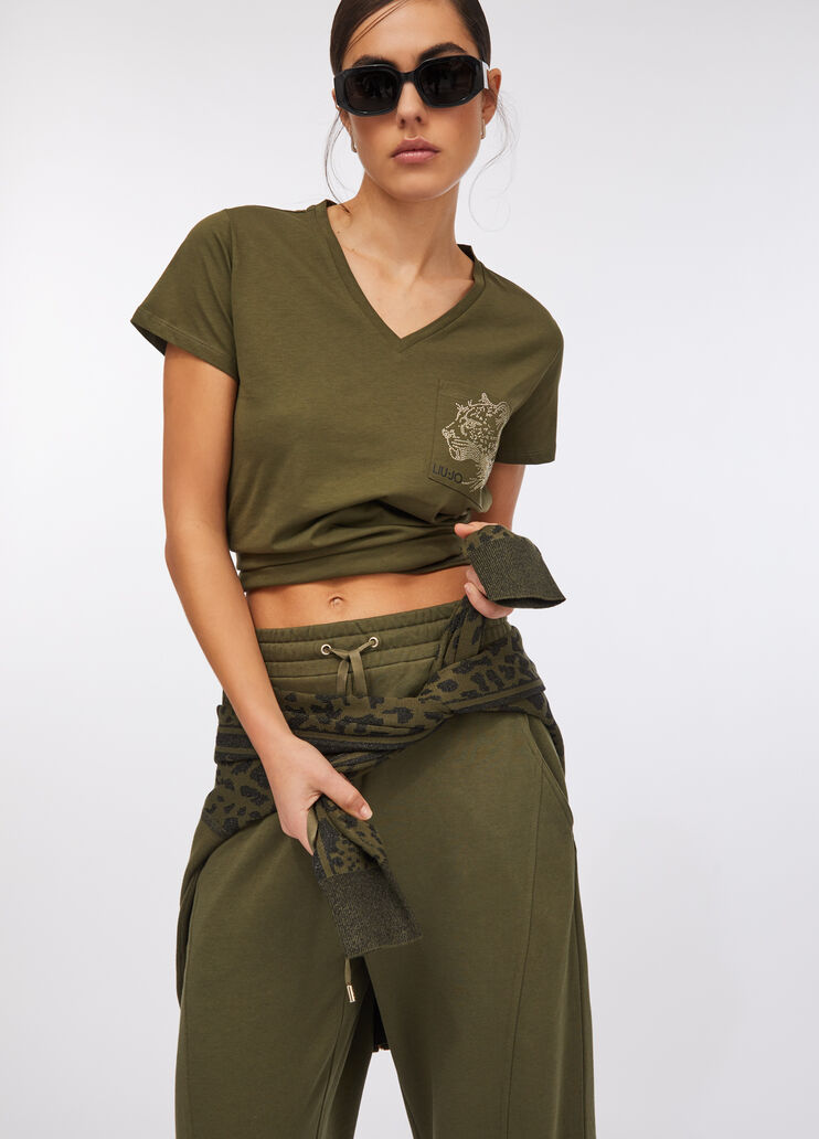 T-Shirt Liu Jo Better Olivgrün Liu Jo - medium