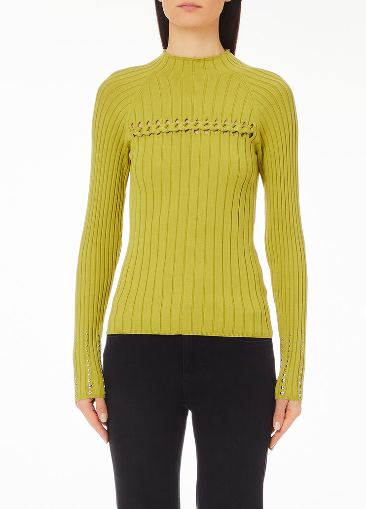 Rippenpullover Grün Liu Jo - medium Rippenpullover Grün Liu Jo - medium