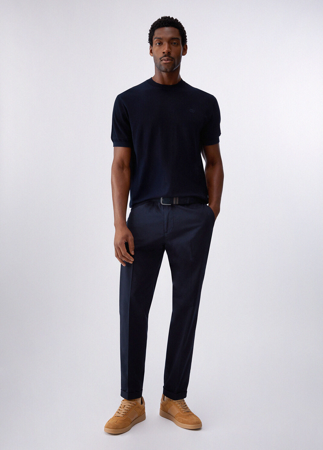 Slim-fit chinos dark blue Liu Jo - large image number 5