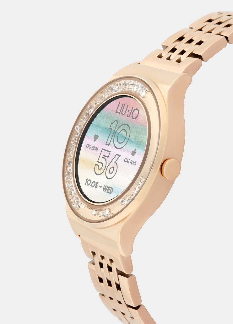 Smartwatch with steel strap rose gold Liu Jo - medium Smartwatch with steel strap rose gold Liu Jo - medium