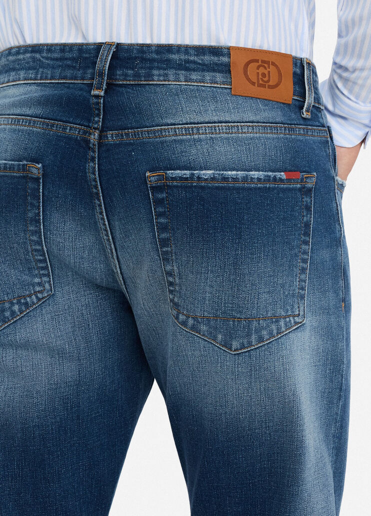 Liu Jo Better jeans with turn-ups blue denim Liu Jo - large image number 4 Liu Jo Better jeans with turn-ups blue denim Liu Jo - large image number 4