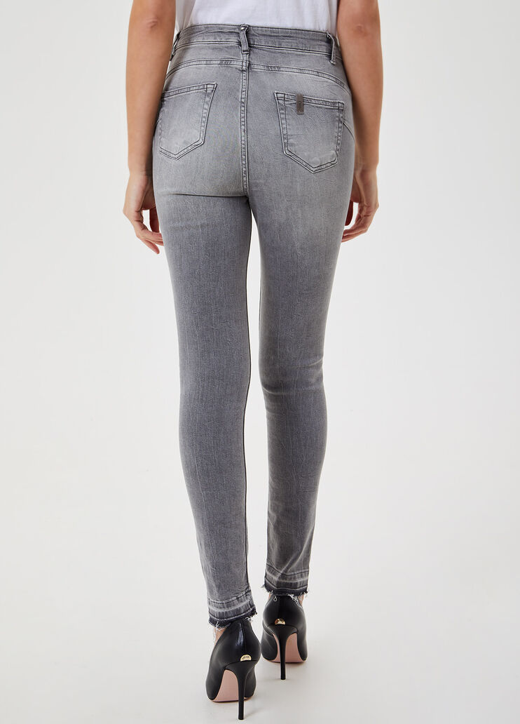 Super high-rise waist skinny jeans Grey denim Liu Jo - large image number 1 Super high-rise waist skinny jeans Grey denim Liu Jo - large image number 1