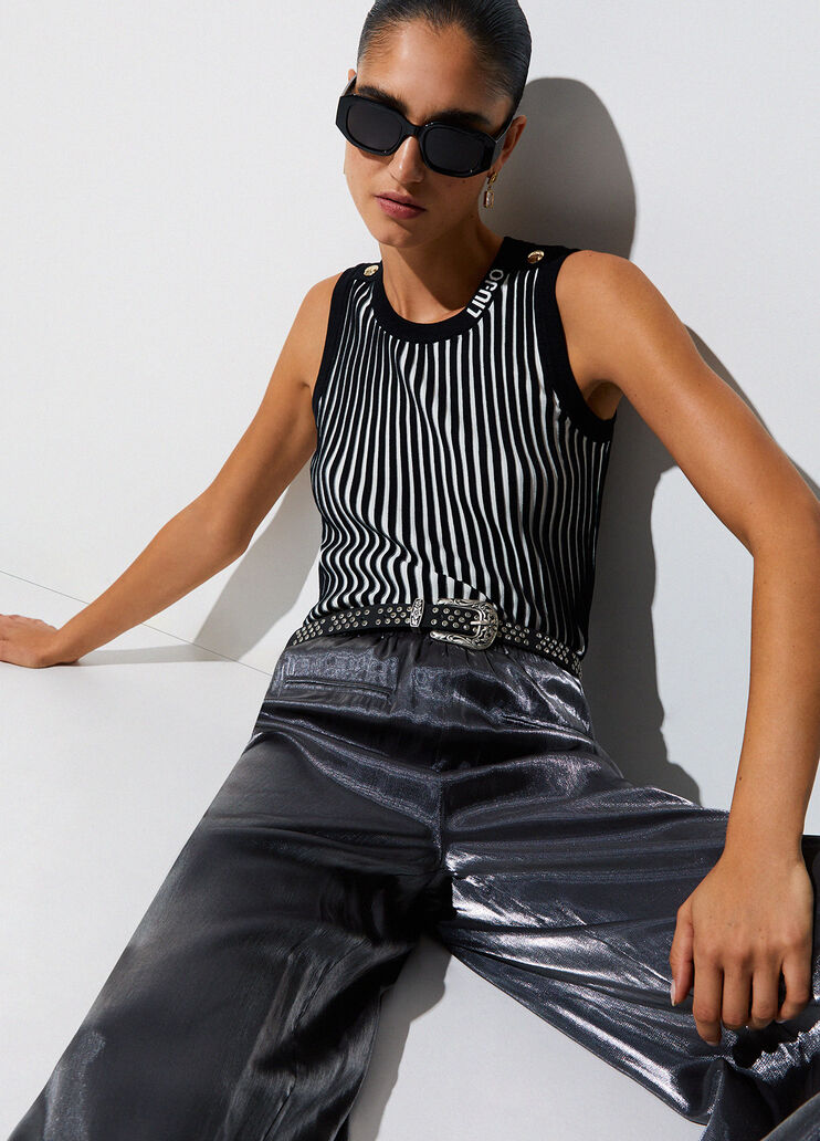 Top de punto negro Liu Jo - medium