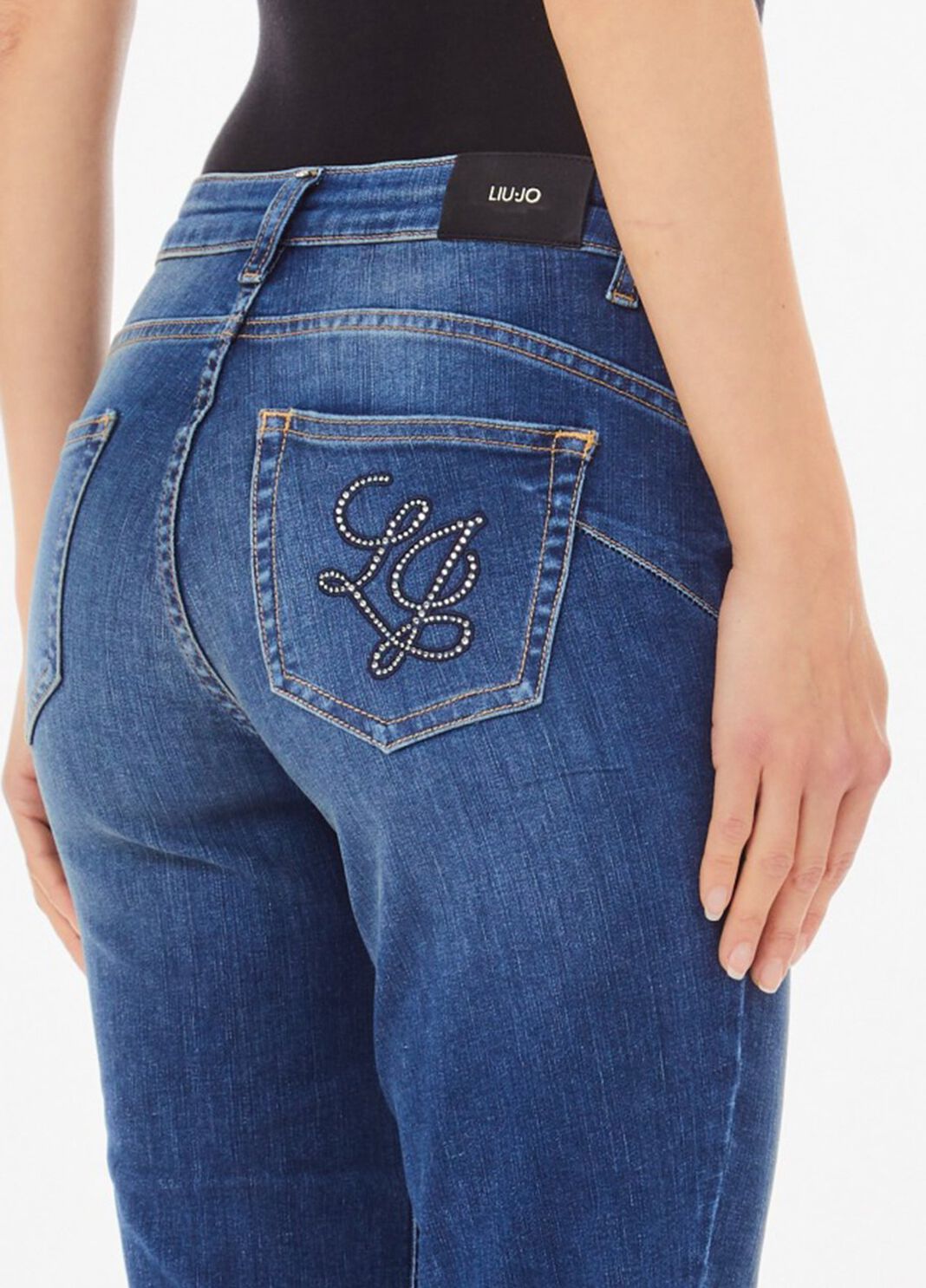 Bottom Up Capri jeans dark blue denim Liu Jo - large image number 2