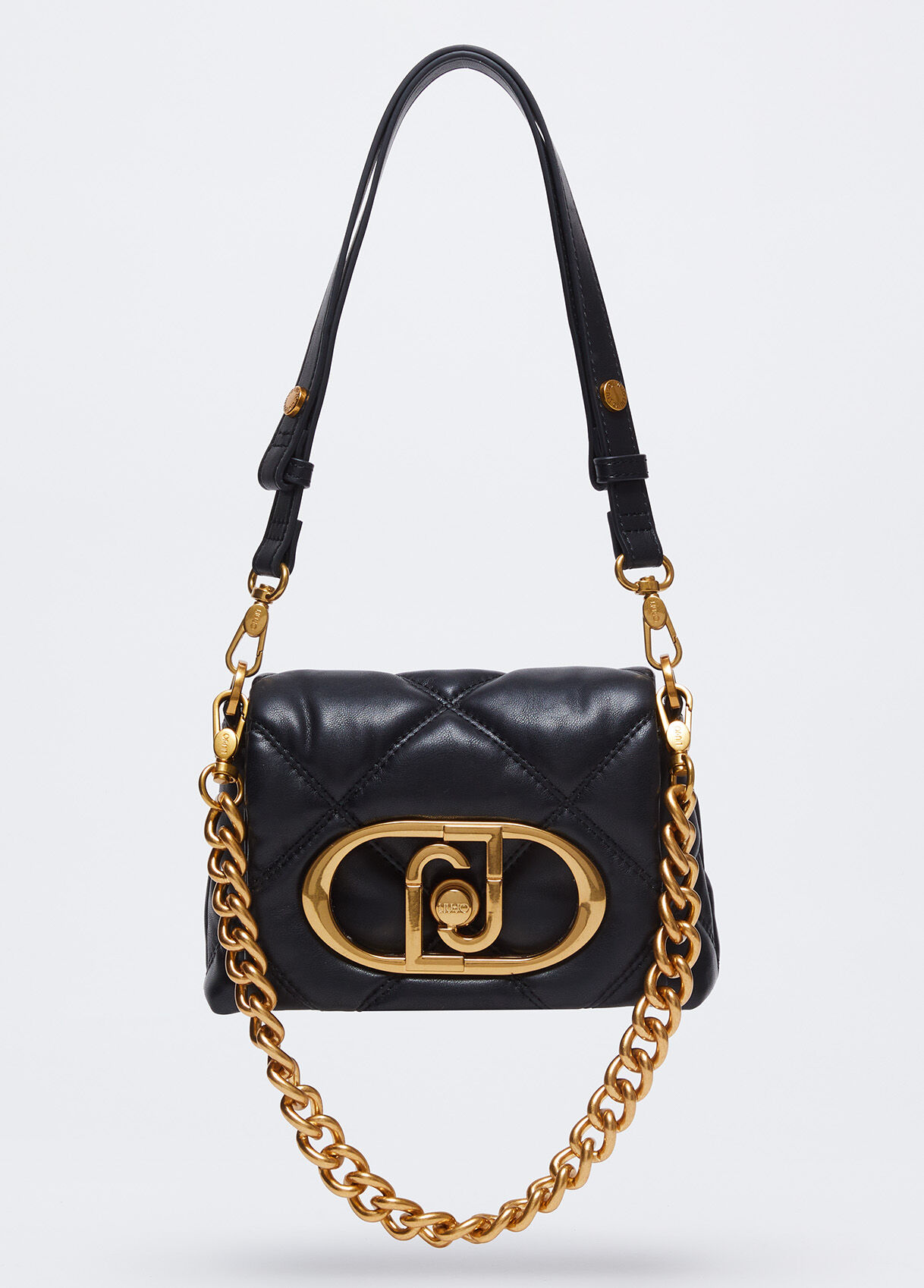 Small matelasse LaPuffy bag colour black Liu Jo