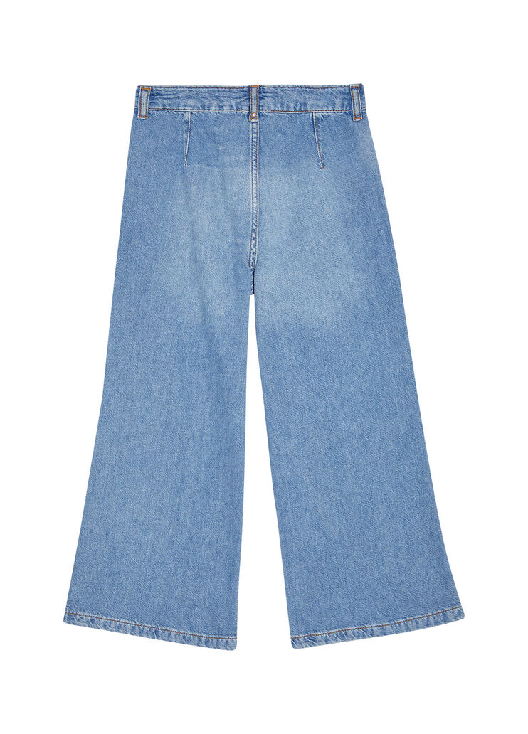 High-rise bell-bottom jeans blue denim Liu Jo - large image number 1