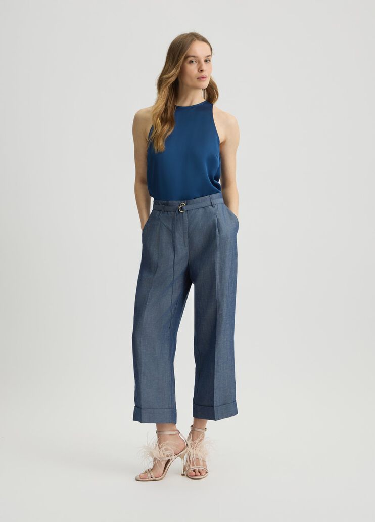 Blue top with bow  sapphire blue Liu Jo - large image number 5 Blue top with bow  sapphire blue Liu Jo - large image number 5