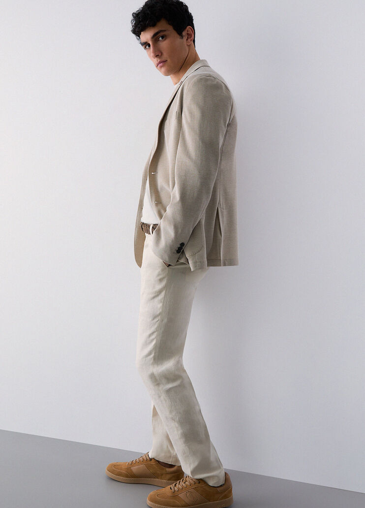 100% linen trousers white Liu Jo - medium