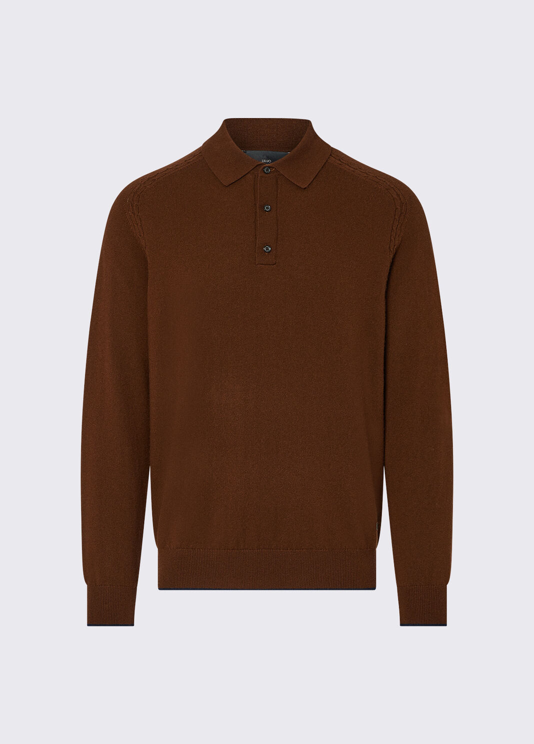 Polo shirt in wool and cashmere brown Liu Jo - large image number 6