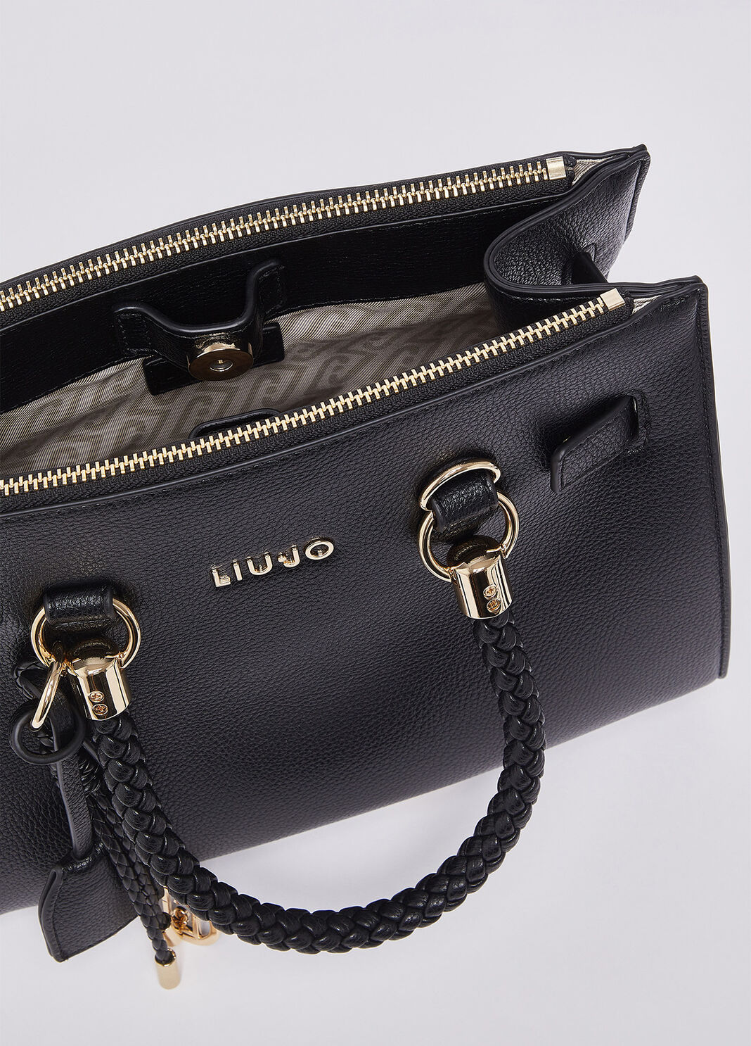 Small satchel bag with charms black Liu Jo - large image number 6