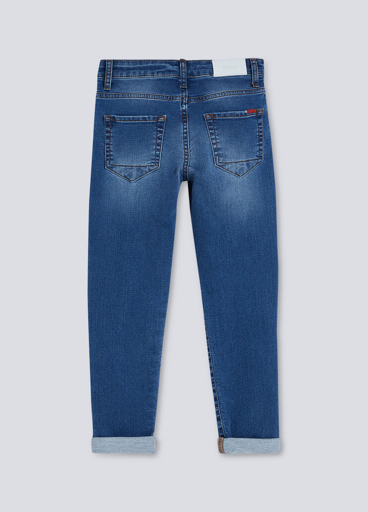 Vaqueros entallados de felpa denim azul vintage Liu Jo - large image number 1 Vaqueros entallados de felpa denim azul vintage Liu Jo - large image number 1