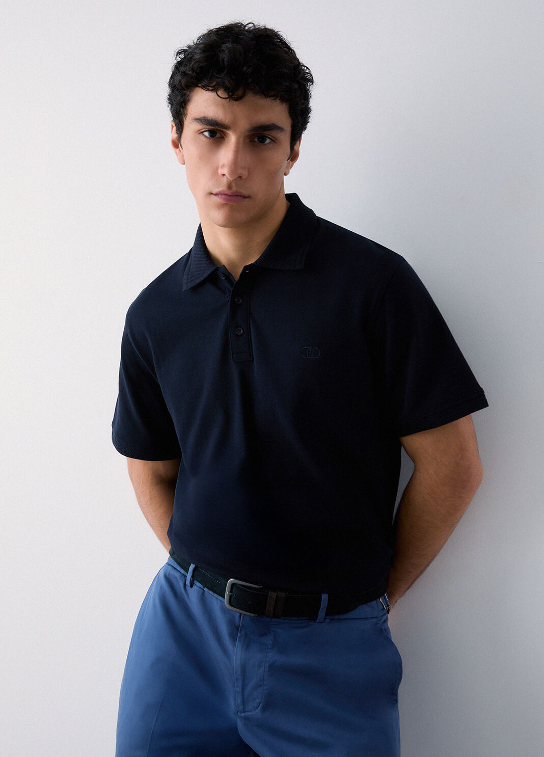 Piquet polo shirt dark blue Liu Jo - large image number 2