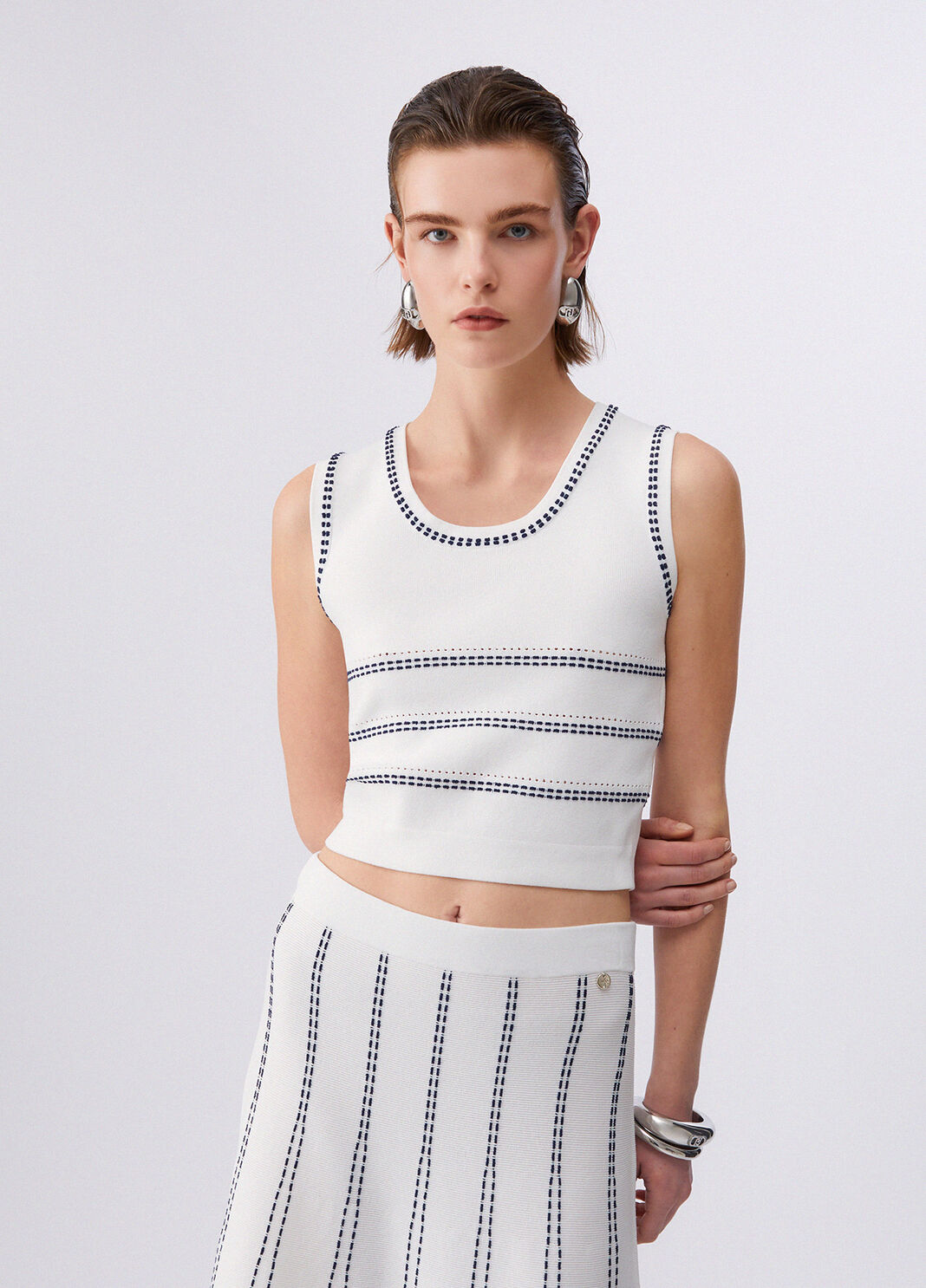 Stricktop Wei&szlig; Liu Jo - large image number 0