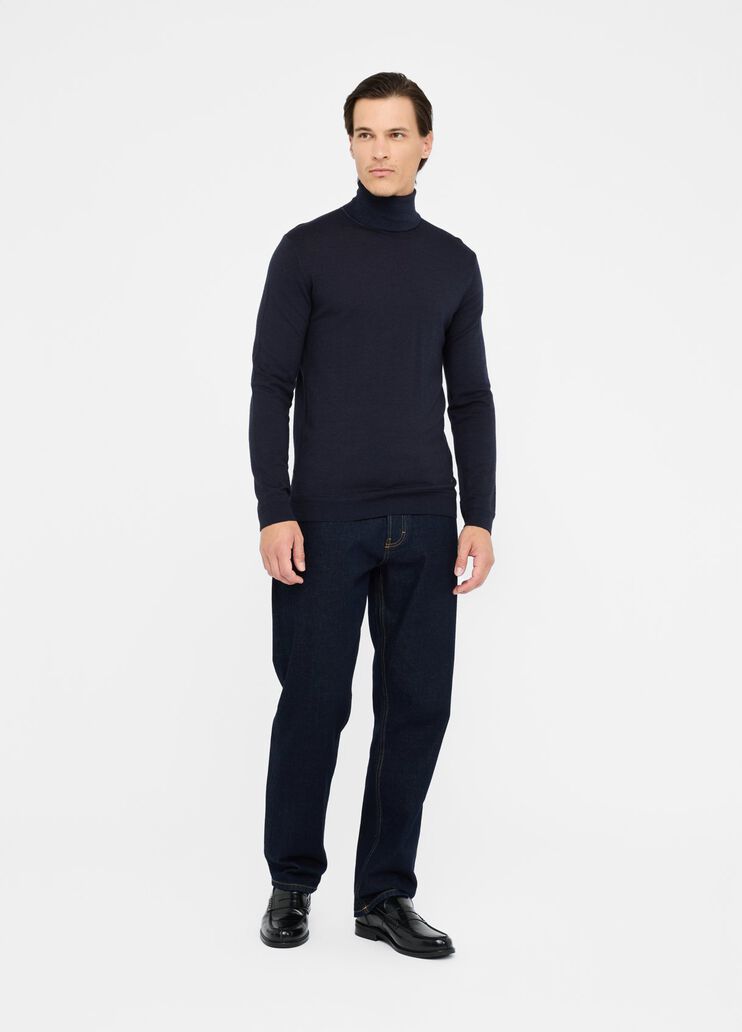 Wool polo-neck dark blue Liu Jo - large image number 5 Wool polo-neck dark blue Liu Jo - large image number 5