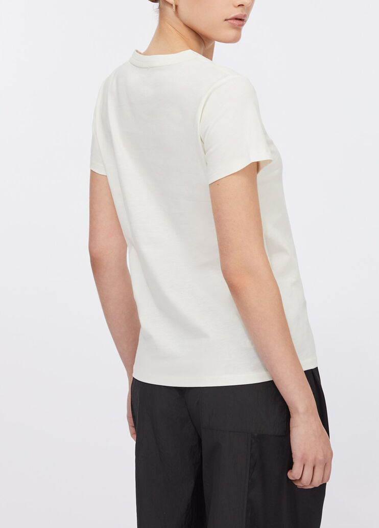T-shirt in cotone bianco Liu Jo - medium