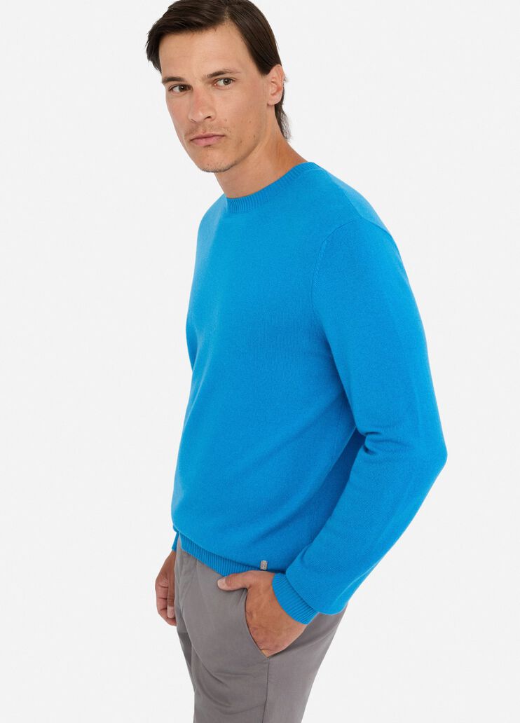 Wool and cashmere jumper blue Liu Jo - large image number 3 Wool and cashmere jumper blue Liu Jo - large image number 3