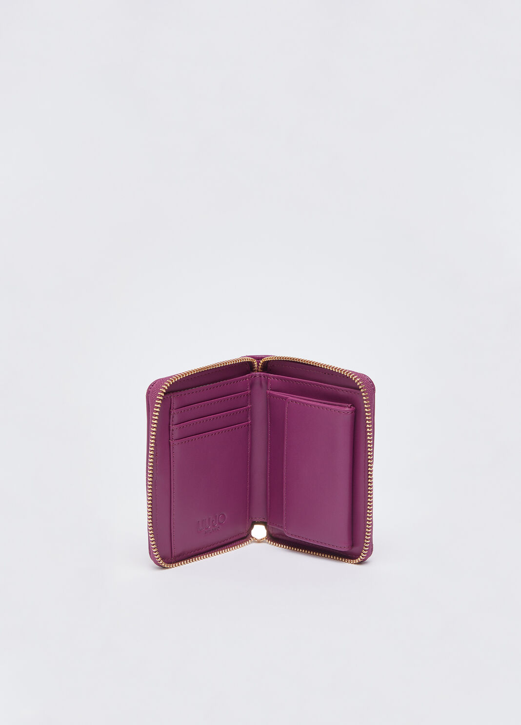 Portafoglio piccolo matelass&eacute; viola Liu Jo - large image number 3