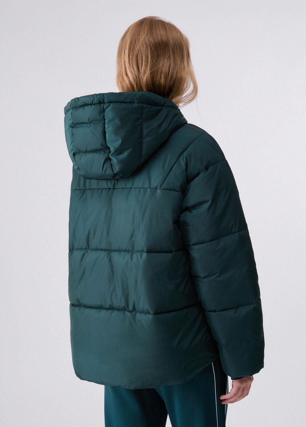 Padded jacket with hood green Liu Jo - large image number 1