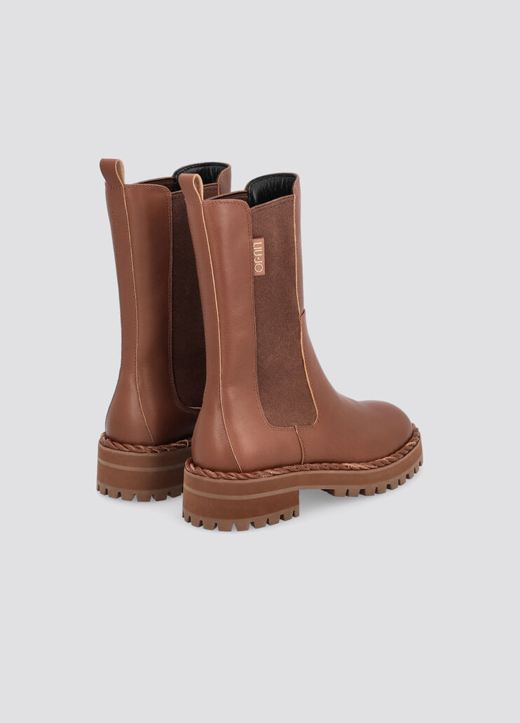 Leather ankle boots walnut Liu Jo - large image number 2 Leather ankle boots walnut Liu Jo - large image number 2
