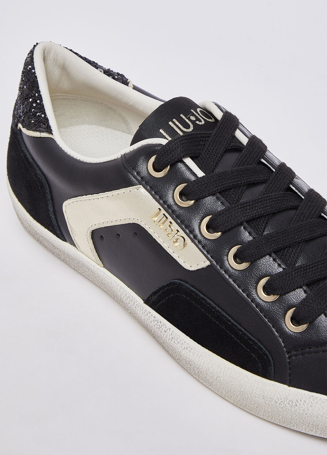 Sneakers aus Leder Schwarz/Gold Liu Jo - large image number 6