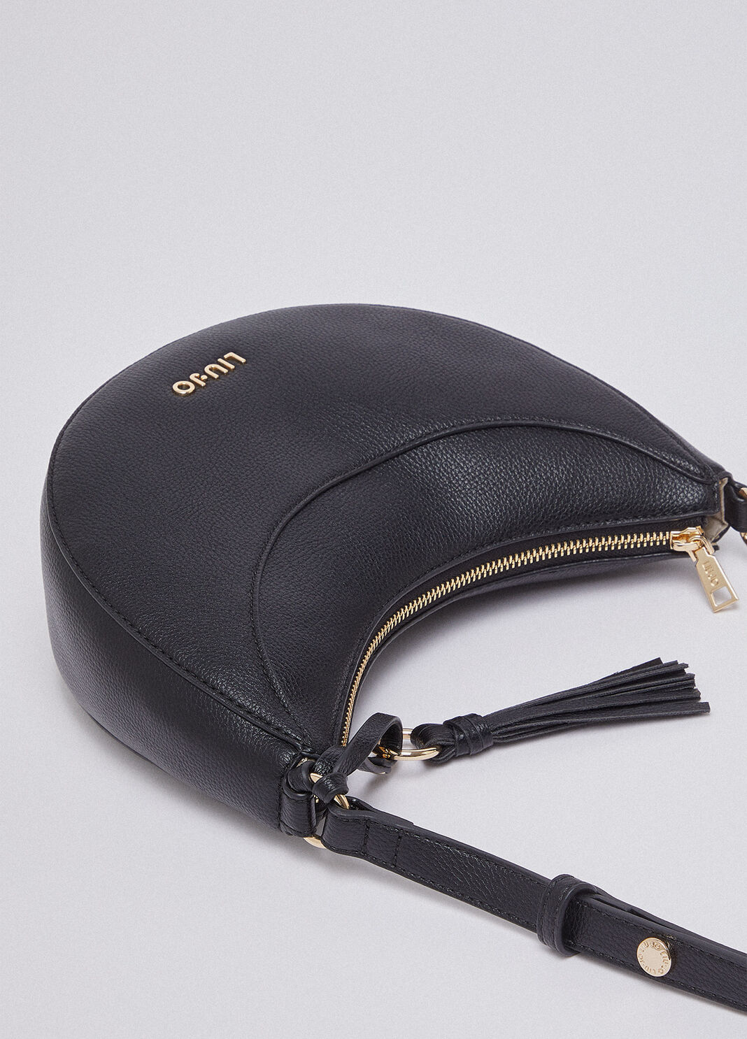 Medium hobo bag with charm black Liu Jo - large image number 5