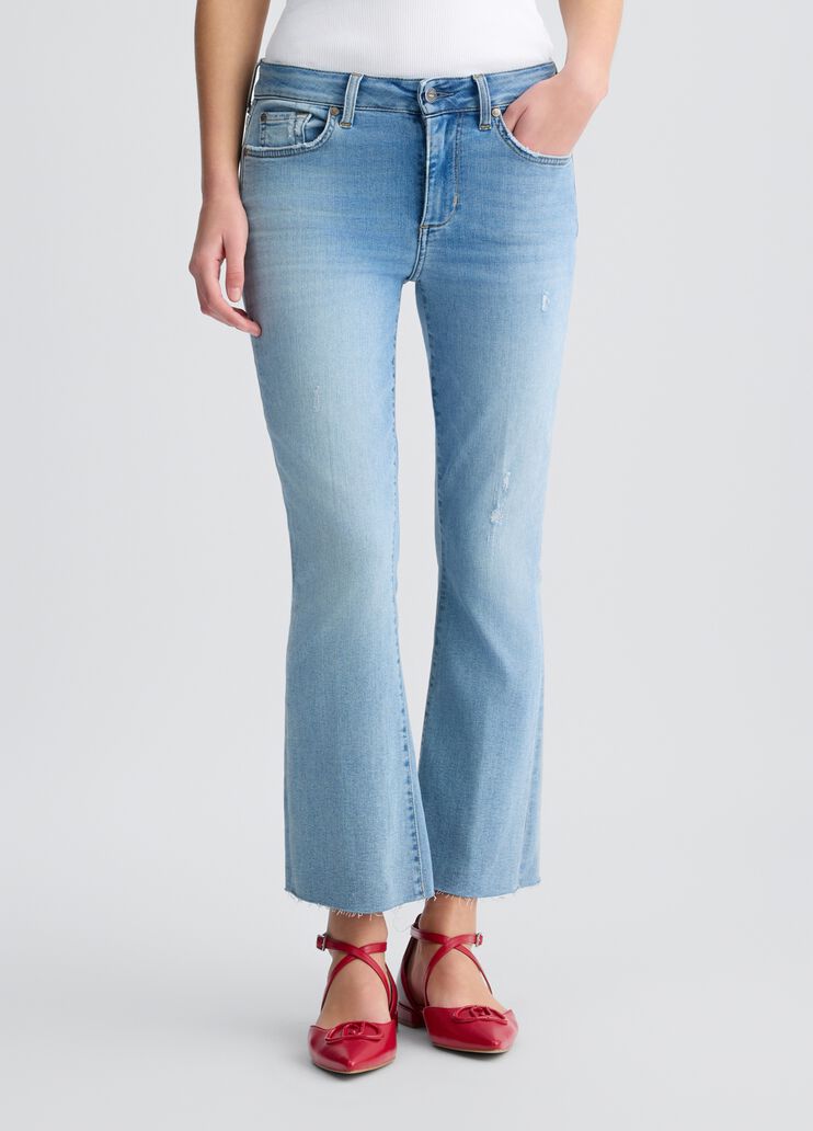 High-rise bootcut jeans light denim Liu Jo - large image number 0 High-rise bootcut jeans light denim Liu Jo - large image number 0