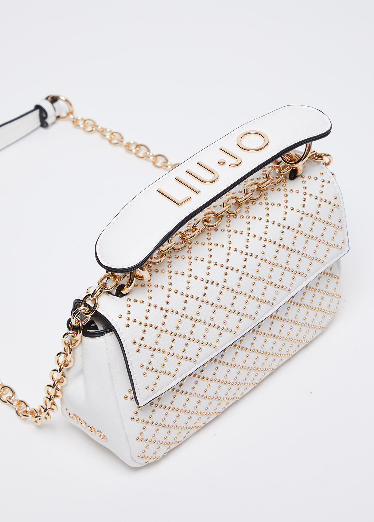 Pochette Pelle Pu Rivetti Borchiata Moda Borsa A Tracolla Donna In Pelle PU - Pochette Con Rivetti, Tracolla Staccabile, Multiuso Borse Con Borchie Tracolla