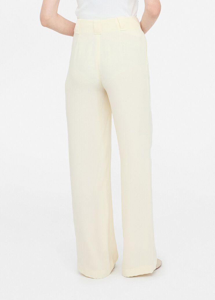 Elegant straight-leg trousers ivory Liu Jo - medium