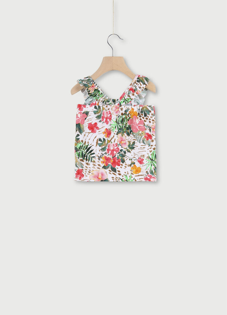 Top con stampa Fiori Liu Jo - large image number 0