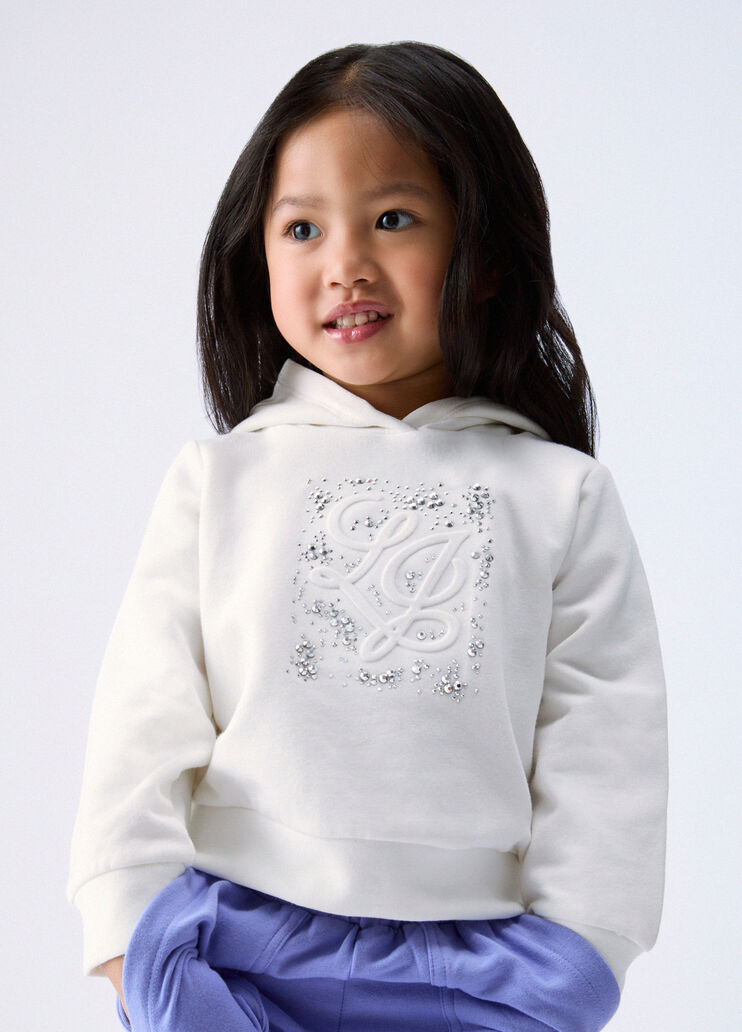 Hooded Sweatshirt white Liu Jo - medium
