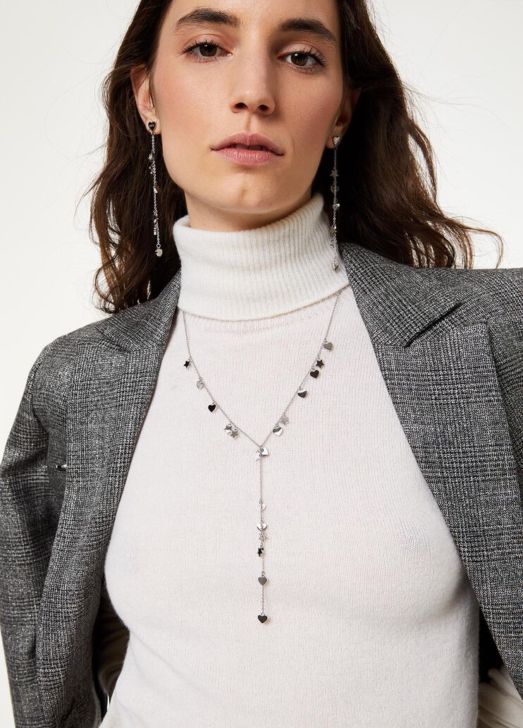 Boucles d'oreilles avec charm Acier Liu Jo - large image number 0