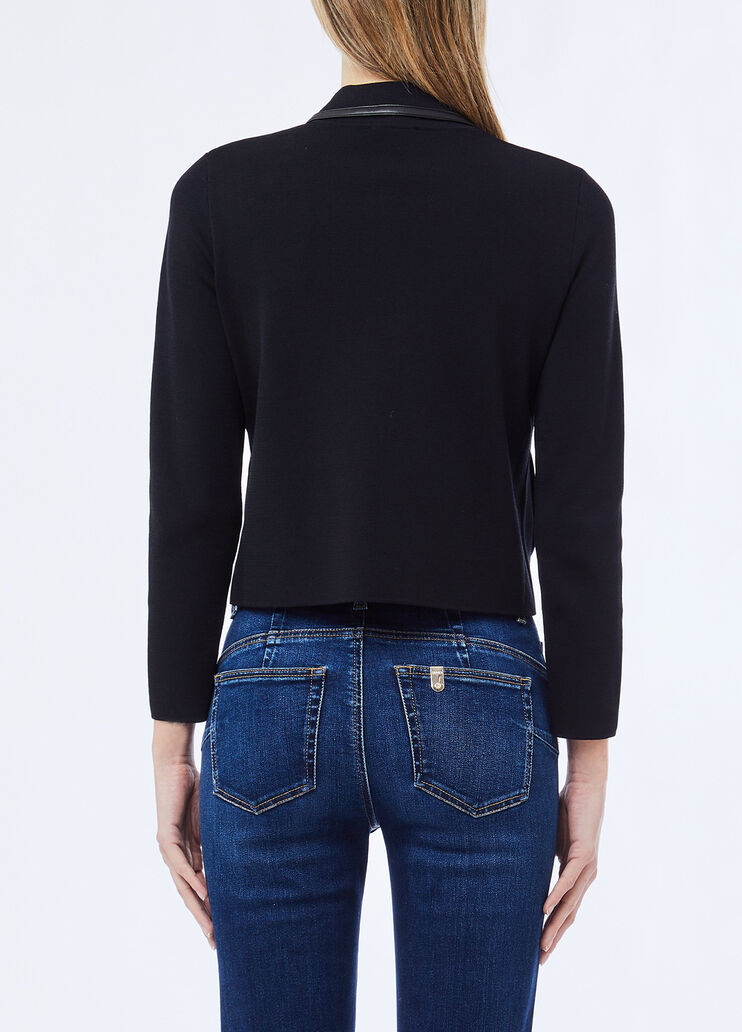 Short knit jacket black Liu Jo - medium