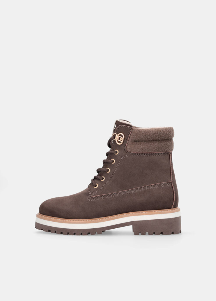 Stivaletti in pelle scamosciata marrone Liu Jo - large image number 5