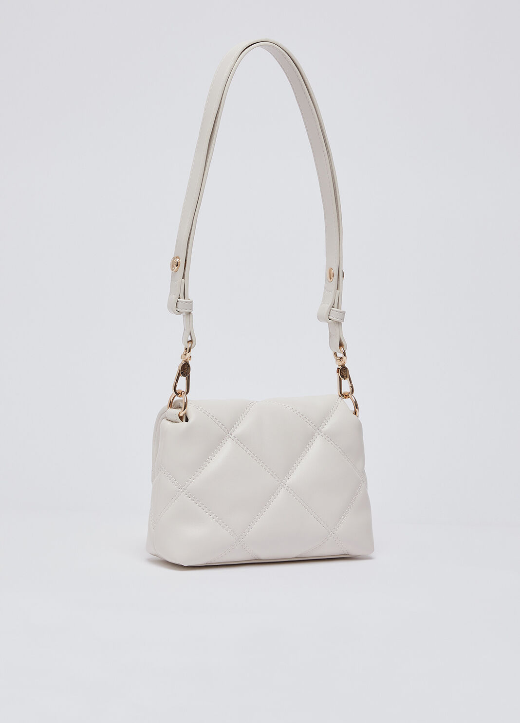 Borsa LaPuffy piccola matelass&eacute; panna Liu Jo - large image number 2