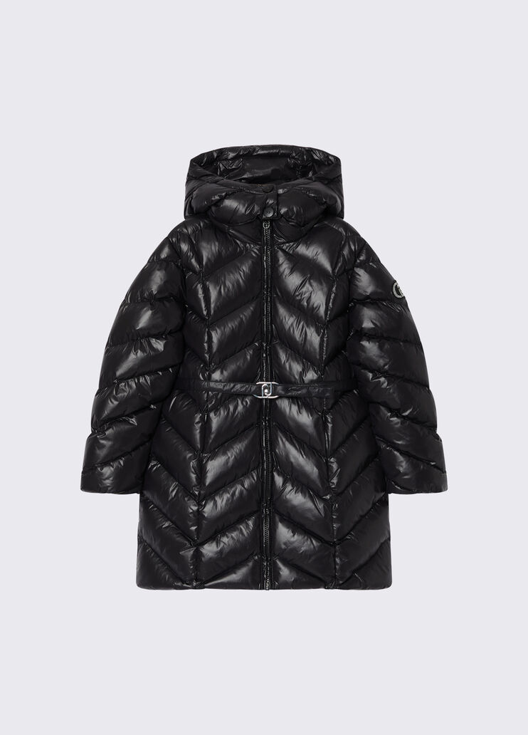 Long padded jacket with hood black Liu Jo - medium