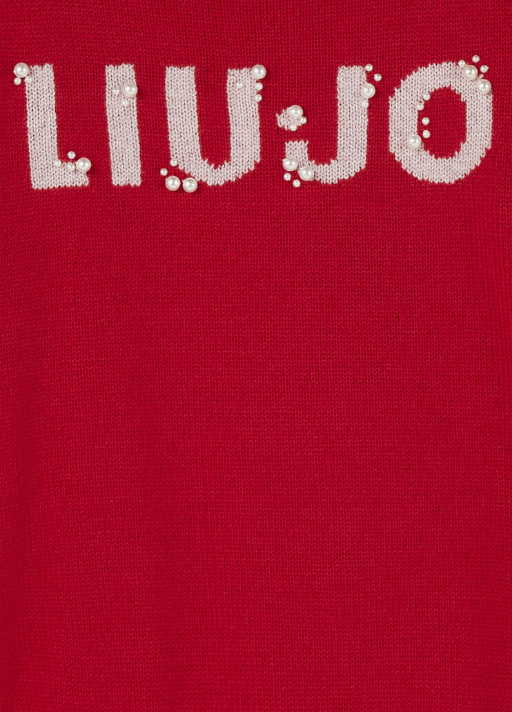 Платье с логотипом Красный Liu Jo - large image number 2