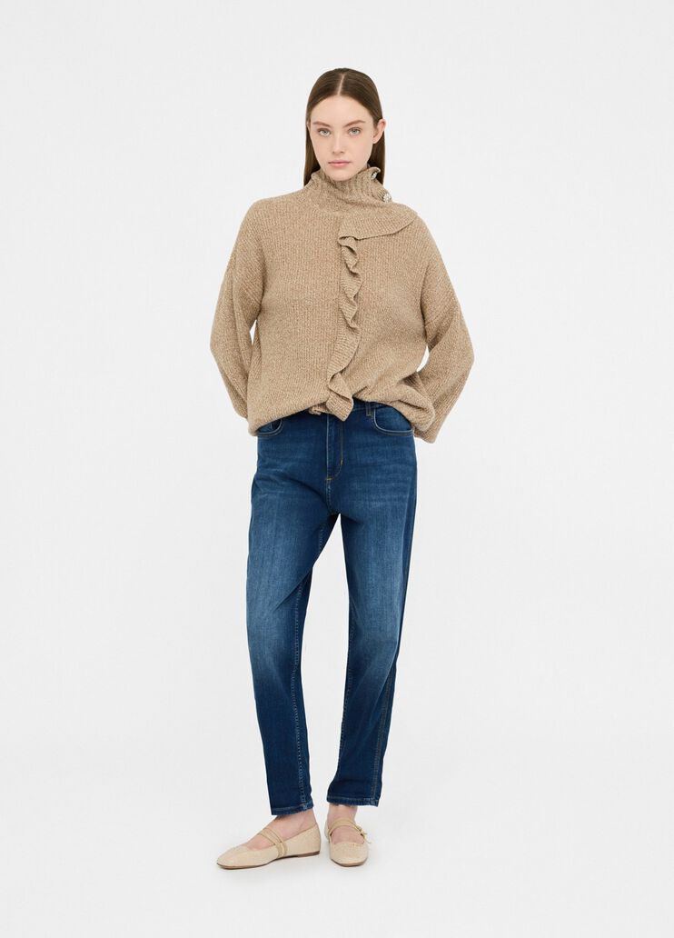 Carrot-fit high-rise jeans blue denim Liu Jo - medium Carrot-fit high-rise jeans blue denim Liu Jo - medium