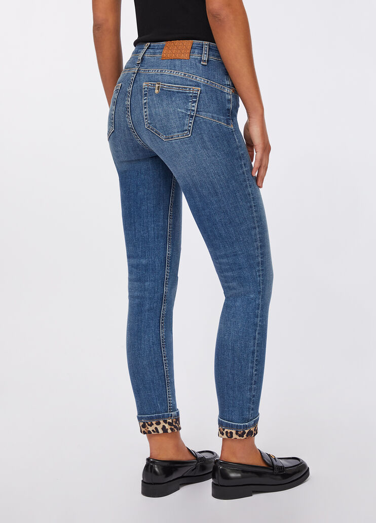 Skinny jeans with turn-ups light blue denim Liu Jo - large image number 1 Skinny jeans with turn-ups light blue denim Liu Jo - large image number 1
