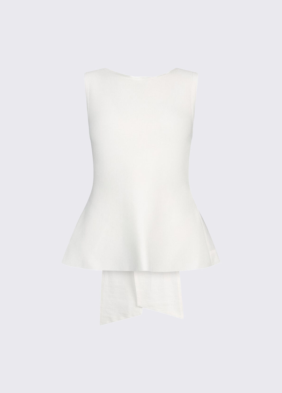 Топ с бантом сзади белая шерсть Liu Jo - large image number 6