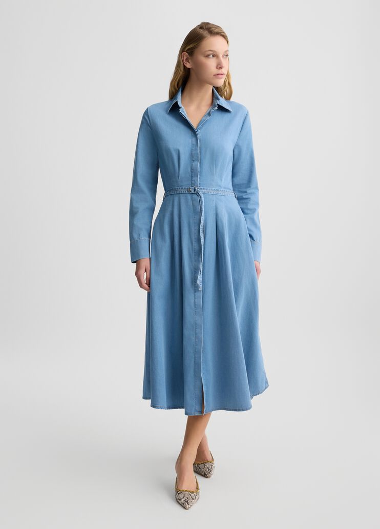 Denim shirt dress blue denim Liu Jo - medium Denim shirt dress blue denim Liu Jo - medium