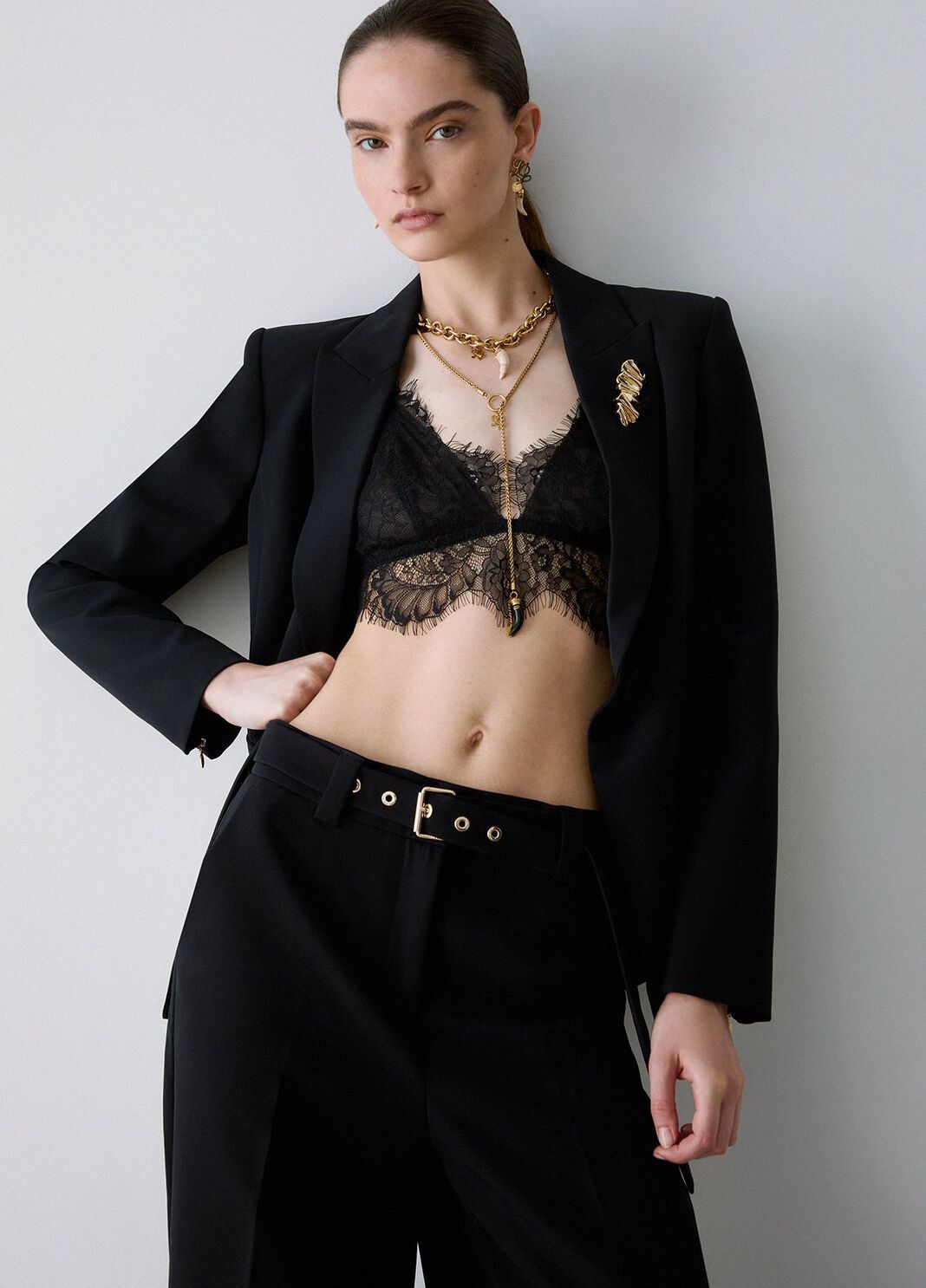 Blazer with detail zip black Liu Jo - large image number 2
