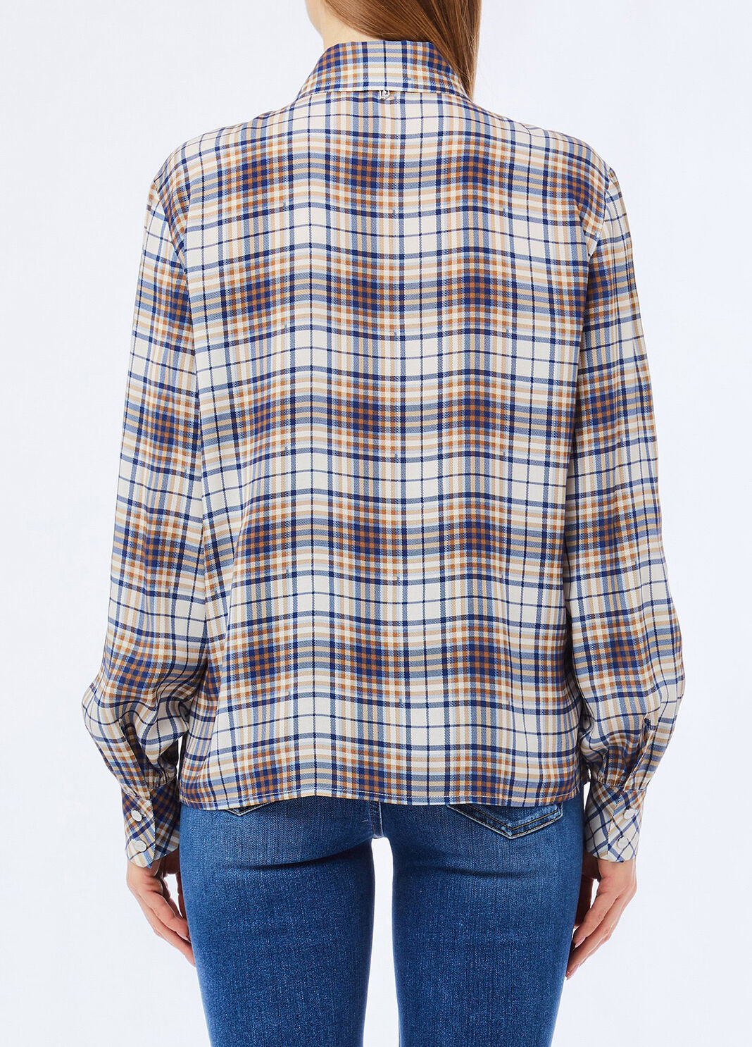 Chequered shirt with rhinestones check Liu Jo - large image number 1
