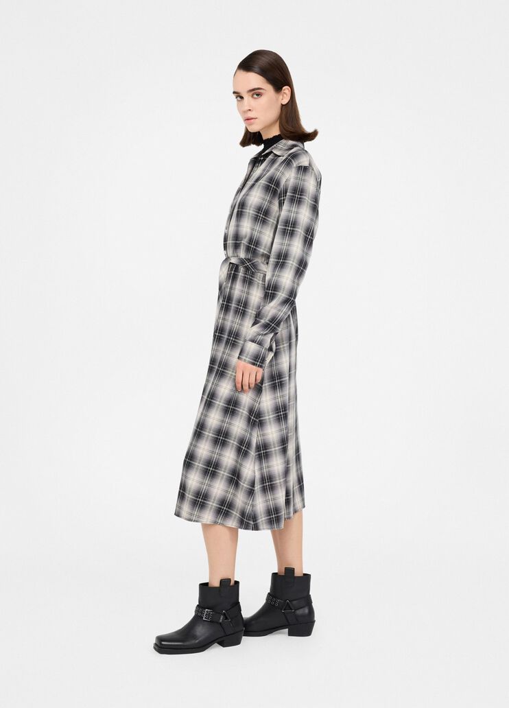 Long chequered dress check Liu Jo - large image number 3